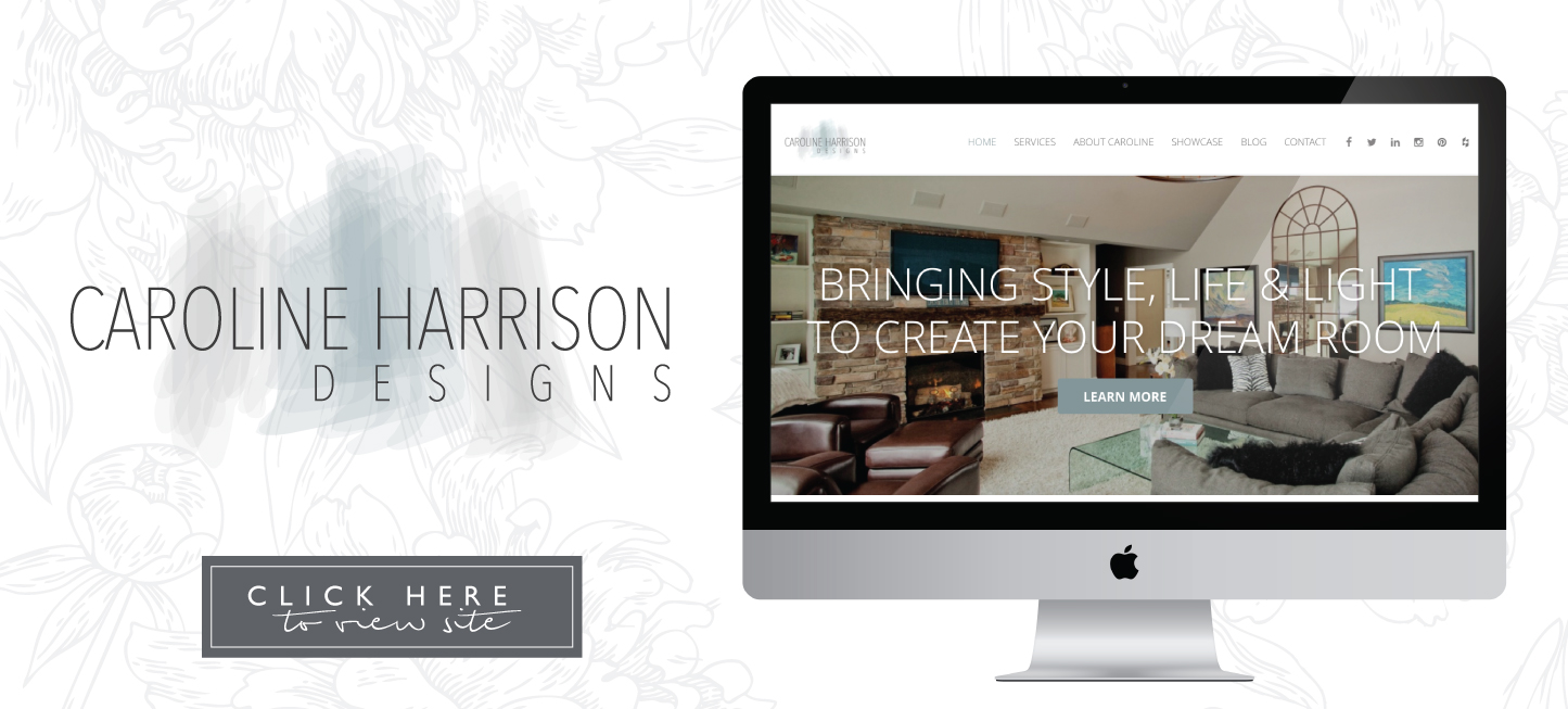 Caroline Harrison Designs - branding, graphic design, website design