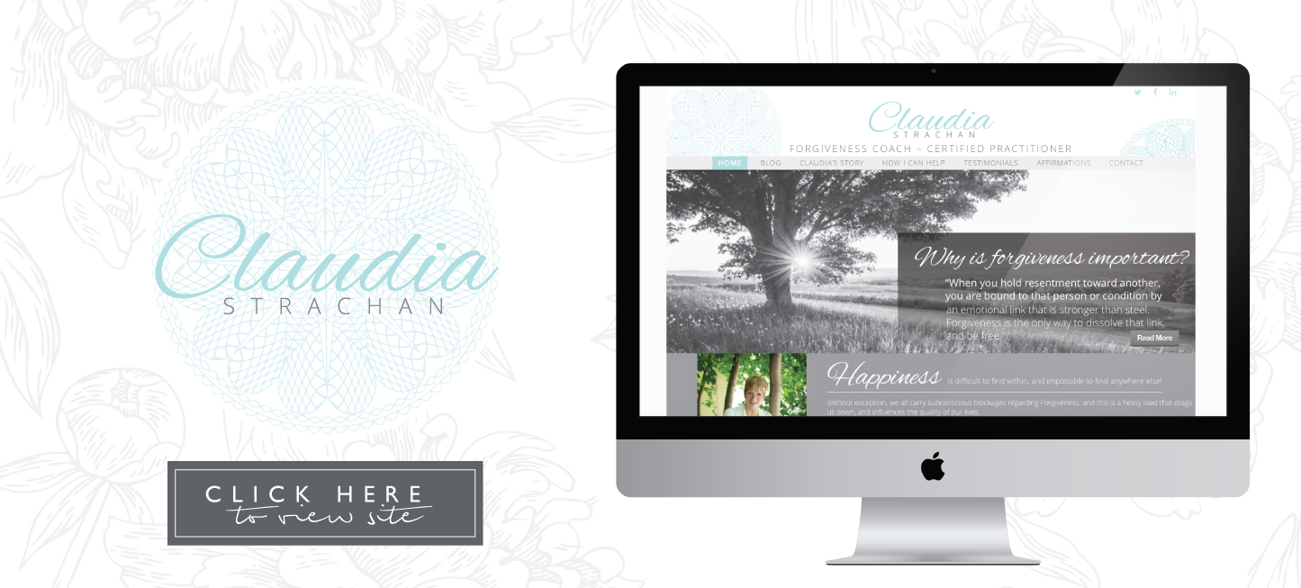 Claudia Strachan - branding, graphic design, website design