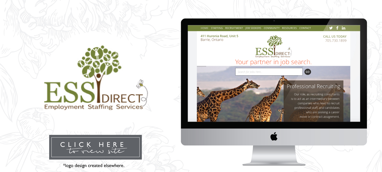 ESS Direct - branding, graphic design, website design